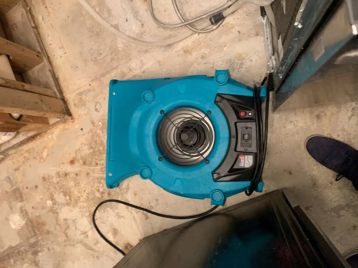 Air mover drying equipment for Mold Remediation & Removal in Hutchinson